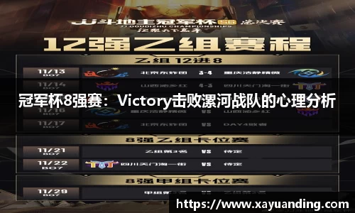 冠军杯8强赛：Victory击败漯河战队的心理分析