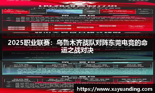 2025职业联赛：乌鲁木齐战队对阵东莞电竞的命运之战对决